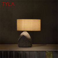 TYLA Chinese Style Table Lights Modern Fashion Creative Desk Lamp LED For Home Living Room Bedroom Hotel Decor