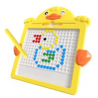 Kids Magnetic steel ball drawing board writing board big chess children creative toys Baby early education drawing and creation Drawing  Sketching Tab