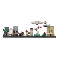 Bricklink Ideas Movie Scenes Indiana Jones Skyline Architecture Action Figures Brickheadz Building Blocks Toys For Children Gift