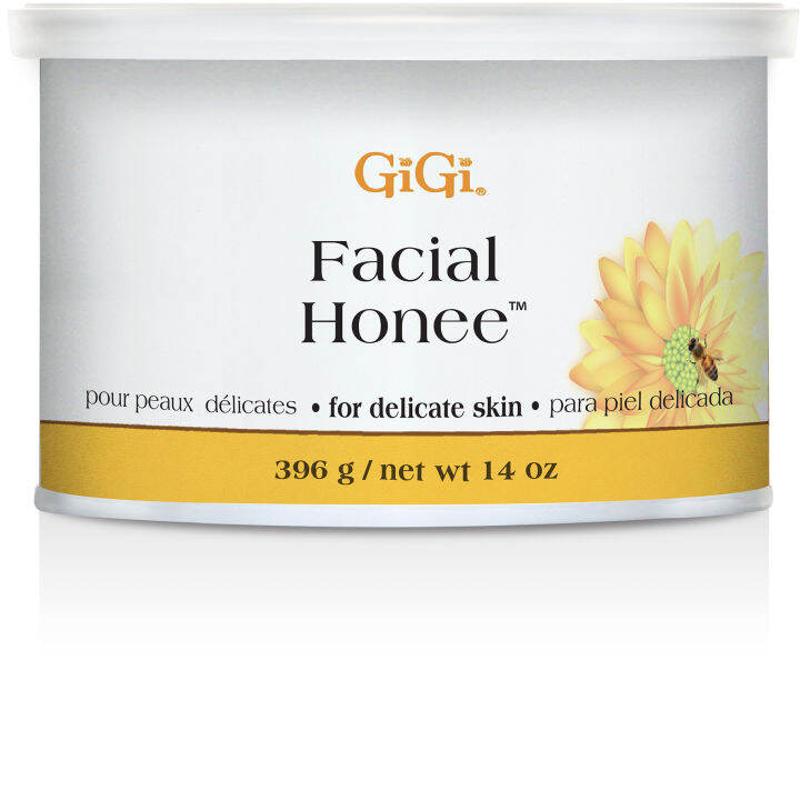 ของแท้! GiGi Facial Honee Wax เฟเชียล ฮันนี่ แว็กซ์ สำหรับผิวหน้าโดยเฉพาะ (ซอฟท์เเว็กซ์ร้อนสำหรับมืออาชีพ) -14 oz.