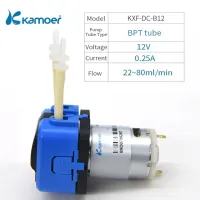 Kamoer ปั๊มน้ำ Peristaltic ขนาดเล็ก Kxf 6V/12V/24V พร้อมจอ Dc ทุกขนาดรองรับการทำงานด้วยตัวเอง