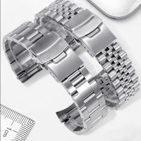 สายนาฬิกาสายนาฬิกาสแตนเลสสำหรับ Seiko SKX007สายนาฬิกา173 175 009เหมาะสำหรับพวงกุญแจนาฬิกาไดรเวอร์ของ Rolex Jubilee