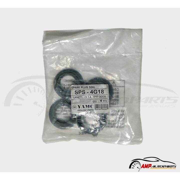 4pcs Spark Plug Seal for Mitsubishi Lancer 1.3 , 1.5 4g18 19972003