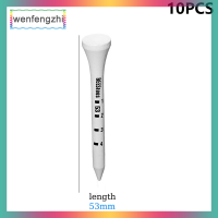 wenfengzhi 20pcs 53 69 83mm กอล์ฟไม้ Tees ระบบมืออาชีพสีขาวไม้ลายดิจิตอล Tees อุปกรณ์กอล์ฟการฝึกอบรม AIDS