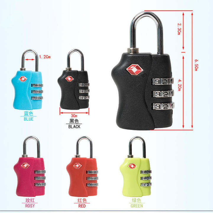 tsa-luggage-lock-tsa338-code-lock-luggage-zipper-small-lock-abs-customs-lock-tsa-customs-code-lock