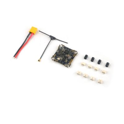 【HappyModel】บอร์ด Flight Control (FC) แบบ AIO Happymodel CrazyF411 ELRS AIO 4in1 2-4S 20A ESC Flight controller built-in UART 2.4G ELRS สำหรับโดรน FPV Racing Toothpick 75mm - จนถึงใบพัดขนาด 4 นิ้ว (Whoop 25x25)