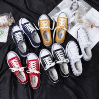 Sneakers Canvas Vulcanize Shoes Woman Fashion Shoes Men Trainers Women Ladies Yellow Red Shoe Tenis Feminino Zapatos Mujer