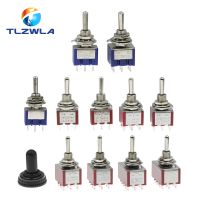 Toggle Switch SPDT DPDT Rocker Switch MTS 5A 6A 125V Self-Reset Switch 3A 250 AC 3 6PIN ON-ON ON-OFF-ON Starting Switch