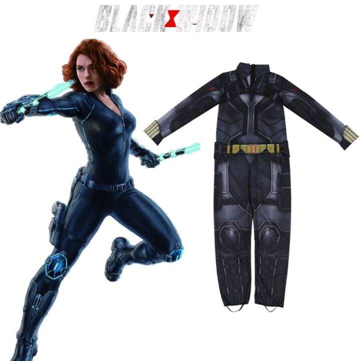 Halloween Cosplay Black Widow Movie Classic Cosplay Costume Childs  Superhero Kids Fancy Dress Kids Adult Halloween Role Play | Lazada Ph