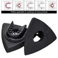 1pcs Renovator Accessories Triangular Sanding Pad Uick Release Oscillating Tool Sanding Pads For Power Tool Fore Machine Tools