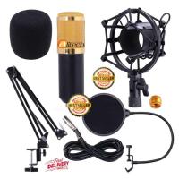 iremax ไมค์ ไมค์อัดเสียง คอนเดนเซอร์ Pro Condenser Mic Microphone BM800 พร้อม ขาตั้งไมค์โครโฟน และอุปกรณ์เสริม