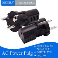 ✶✷❡ JORINDO EU TO 5-15R European-US 5-15R Plug AC Power Adapter Neam US 5-15R To EU German Connector Female Socket Conversion Plug