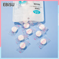 EBiSU Store หน้ากากบีบอัด กระดาษมาสก์ไม่ทอแบบใช้แล้วทิ้ง ผ้าฝ้าย ประคบเปียก หน้ากากสปา หัวเข็มขัด DIY กระดาษ ฟิล์ม 20 แคปซูล