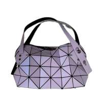 [BAOBAOIssey Miyake] issey Miyake hand-held diamond underarm bag single shoulder Boston dumpling pillow hand-held bag female