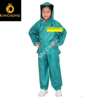 [HCM]Áo mưa bộ trẻ em vải dù cao cấp cho bé từ 3-10 tuổi (size MLXL) (được chọn màu)