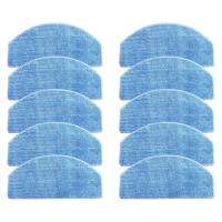 10Pcs Washable Mop Cloth for Tikom G8000 Pro/ Honiture G20 Vacuum Cleaner Replacement Mop Pads Household Cleaning