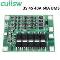 3S/4S 40A ลิเธียมไอออน60A แผ่นป้องกัน18650 BMS สำหรับมอเตอร์เจาะ11.1V 12.6V/14.8V 16.8V เพิ่ม/สมดุล