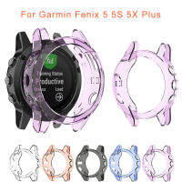 เคสป้องกันคุณภาพสูงสำหรับ Garmin Fenix 5 5S 5X Plus TPU นิ่มนาฬิกาอัจฉริยะซิลิโคน Fenix 5 Fenix 5S Fenix 5X เคสป้องกัน