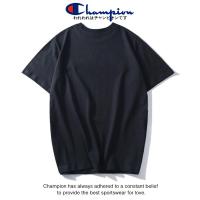 Simts【คุณภาพที่ดีที่สุด】ต้นฉบับChampion_Shirtเสื้อยืดสำหรับผู้ชายและผู้หญิงของขวัญวันเกิดถนนแฟชั่นลำลองผ้าฝ้ายหลวมรอบO-คอเสื้อยืดผู้ชายฤดูร้อนแขนสั้นเสื้อTH