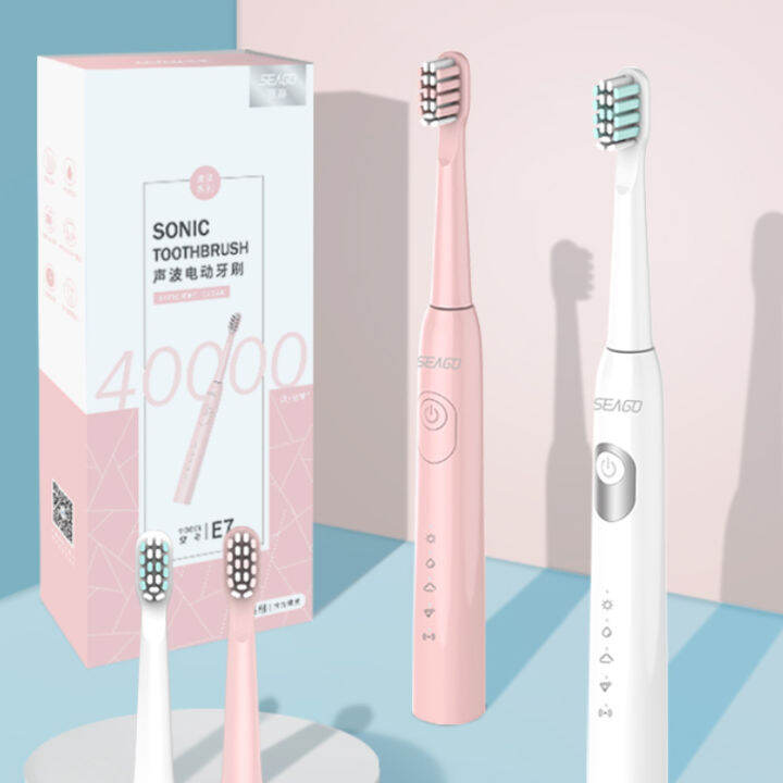 seago-sonic-electric-toothbrush-sg-e72303-adult-timer-brush-5-mode-usb-charger-rechargeable-tooth-brushes-replacement-heads-set