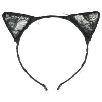 1 PC Stylish Girls Cat Ears Hair Accessories Headband Children Baby Hair band Sexy Lace Ears Self Photo Prom Party Hair Band