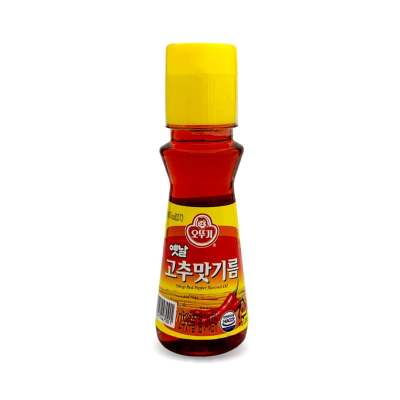 น้ำมันพริก ottogi red pepper oil 80ml.고추맛기름