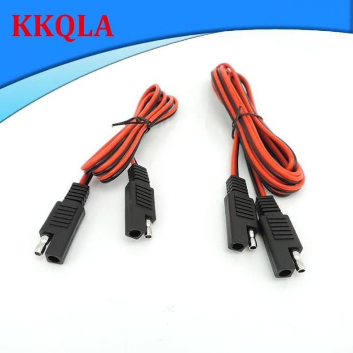 qkkqla-1m-2m-18awg-10a-sae-to-sae-power-automotive-extension-cable-connector-wire-quick-disconnect-for-car-battery-solar-panel-system