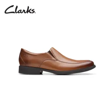 Mens clarks hot sale leather shoes