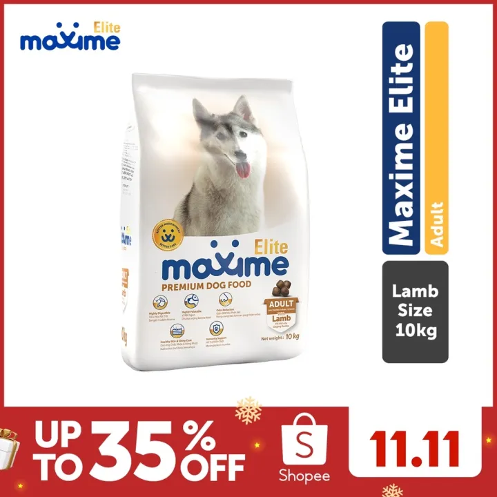 Maxime Elite Dry Dog Food Adult Lamb (10kg) Lazada PH