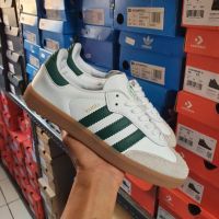 2023 HOT ✅Original AD* Samba- Mexico White Collegiate Green Fashion Sports Sneakers All Match Board Shoes