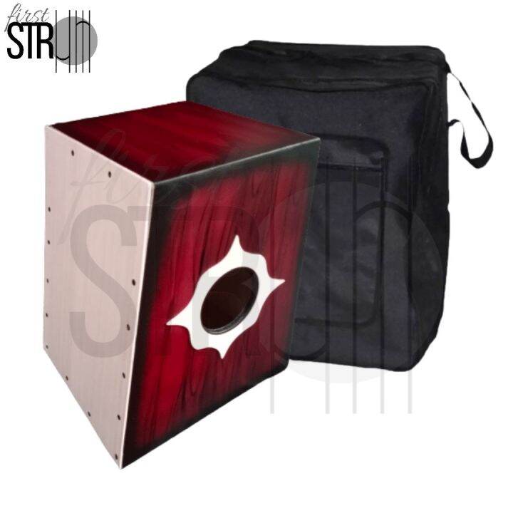 Cajon beatbox (Red) Lazada PH