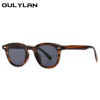 Oulylan Fashion Round Sunglasses Men Popular Style Vintage Brand Design Sun Glasses Outdoors Driving Goggles Oculos De Sol
