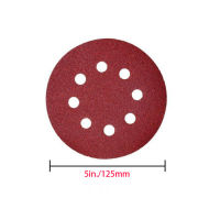 NEWONE 10pcsset 125mm 5"5inch Sanding Discs 8 Holes Sandpaper Pads Set Hook &amp; loop Abrasive sander paper for polishing tools