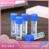 dongcheng 50ชิ้น1.8มล. (2มล.) หลอดทดลองพลาสติก cryovial หลอดแช่แข็งตัวอย่างท่อจัดเก็บเย็นพร้อมฝาเกลียว