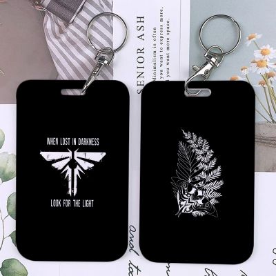 【CW】❒  The Last of Us Fireflies Ellie Keychain Card Holder Hisoka Killua Keychains Business Holders Bank Bus ID Credit Cards Chains