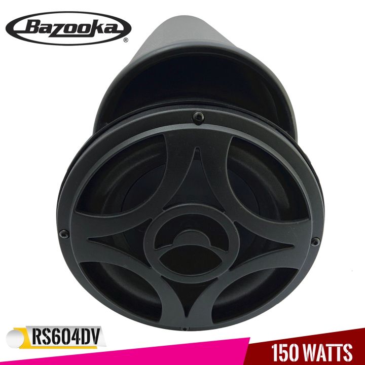 ซับท่อติดรถยนต์-เครื่องเสียงรถยนต์-เรือ-bazooka-รุ่น-rs604dv-ซับตู้สูตร6-5นิ้วกันนำพร้อมลำโพงฝาปิด150-วัตต์