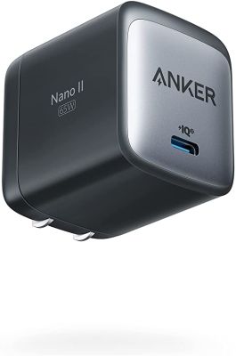Anker A2663 65W USB C Charger, 715 Charger (Nano II 65W), GaN II PPS Fast Compact Foldable Charger สำหรับ MacBook Pro/air,Galaxy S20/S10, Dell XPS 13,note 20/10 +, iPhone 13 /Pro/mini,iPad Pro, Pixel และอื่นๆ
