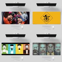 Breaking Bad Keyboard Pad เครื่องเกม แผ่นรองเมาส์ขนาดใหญ่ ล็อคขอบโต๊ะยาง แผ่นรองโต๊ะแล็ปท็อปสำนักงาน