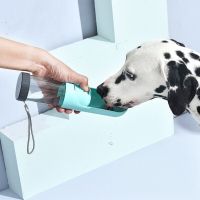 Portable Dog Water Bottle Drinking Bowls for Dog Feeding Water Dispenser Pet Activated Carbon Filter Bowl Outdoor Dog Feeder