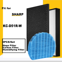 Hepa FZ-D40HFE กำจัดกลิ่นกรอง FZ-D40DFE ความชื้น FZ-A61MFR สำหรับ Sharp KC-D51R-W เครื่องฟอกอากาศ