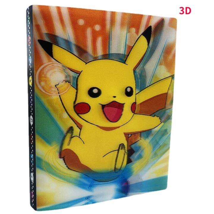 3d-new-arrival-detective-pikachu-album-240pcs-holder-pokemon-cards-collection-album-book-top-loaded-list-toys-gift-for-children