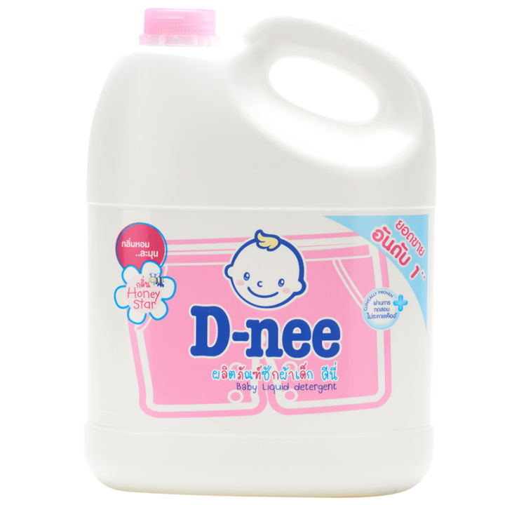 D-nee Baby Liquid Detergent Honey Star Pink 3000 ml.