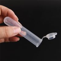 【YF】❈  10pcs/set 10ML Centrifuge Test Tube Plastic Vial With Cap Lid Laboratory Sample Supply