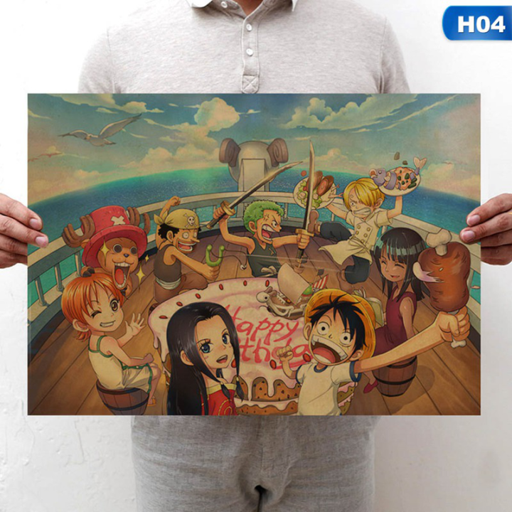 picture-naruto-anime-character-collection-decoration-retro-kraft-poster-bedroom-decoration