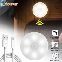 Motion Sensor Light Bedroom LED Night Lights  USB Rechargeable Night Lamp for Stairs Hallway Cabinet Home Wireless Closet Light