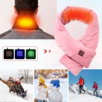 ☽ USB Women Men Heating Scarf Winter Electric Heated Scarf USB Electric Heating Scarf USB Heating Scarf Ladies