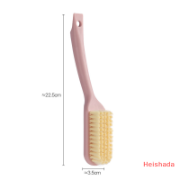 Heishada แปรงขัดพลาสติกแบบพกพาสำหรับห้องครัวห้องน้ำ