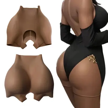 High Waist Silicone 1.2cm Big Sexy Fake Buttocks and Hips Enhancement  Shapewear for African Woman Realistic Ass Cosplay