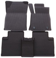 3D Car Floor Mat ถาดยางปูพื้นเข้ารูปตรงรุ่น Toyota Revo Cab รุ่นเกียร์ออโต้ 2015-2022