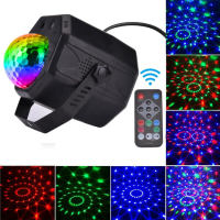 PATTERN MAGIC BALL LASER LIGHT  Laser Light Party Laser Lights 2 Lens+1 RGB ไฟปาร์ตี้ ไฟดิสโก้ ไฟตามจังหวะ